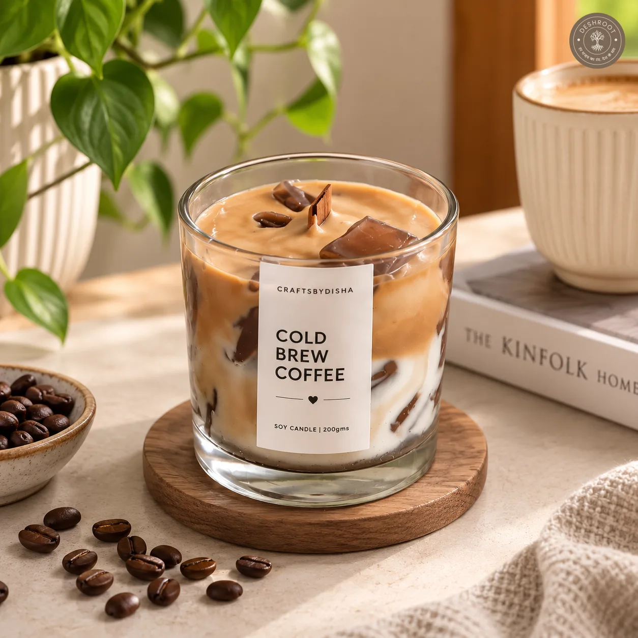 Classic Iced Coffee Dessert Candle