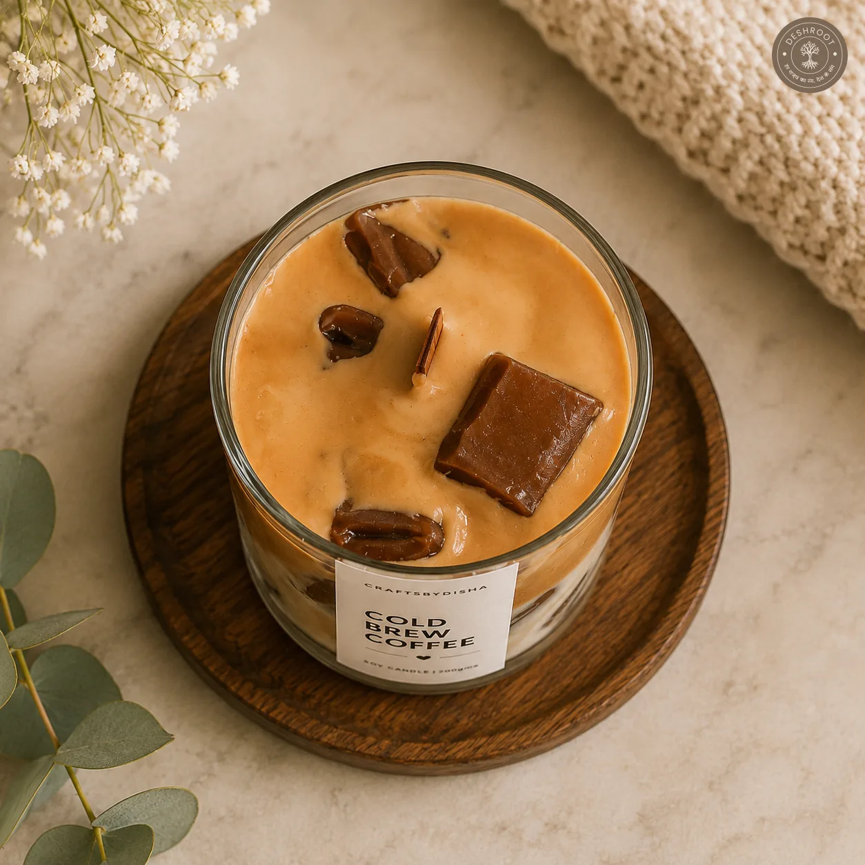 Classic Iced Coffee Dessert Candle