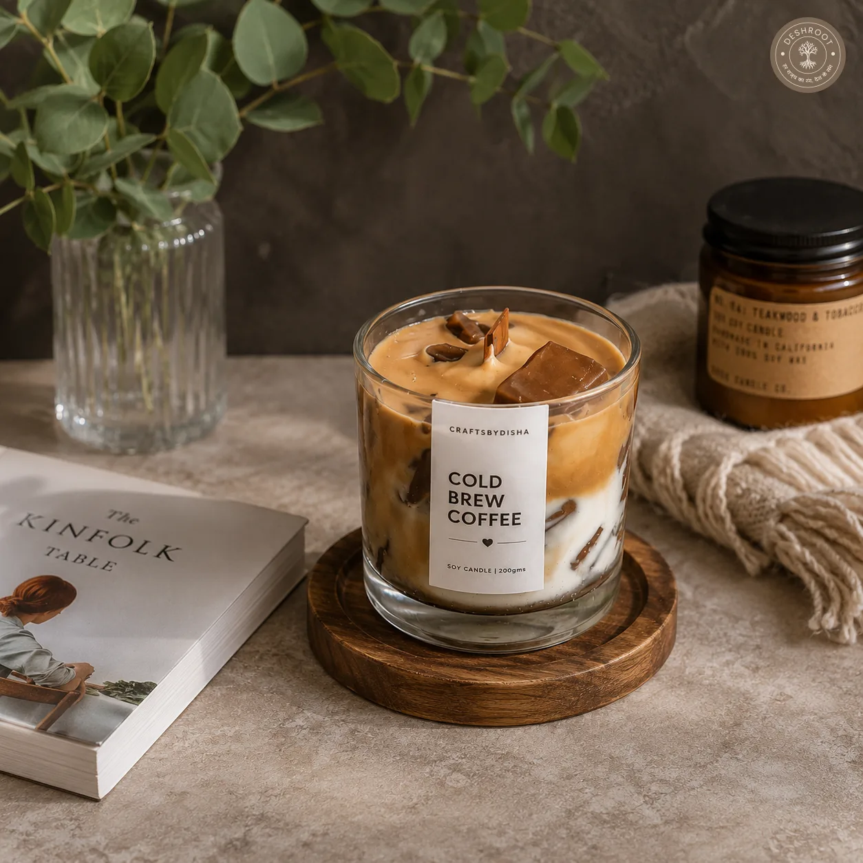 Classic Iced Coffee Dessert Candle