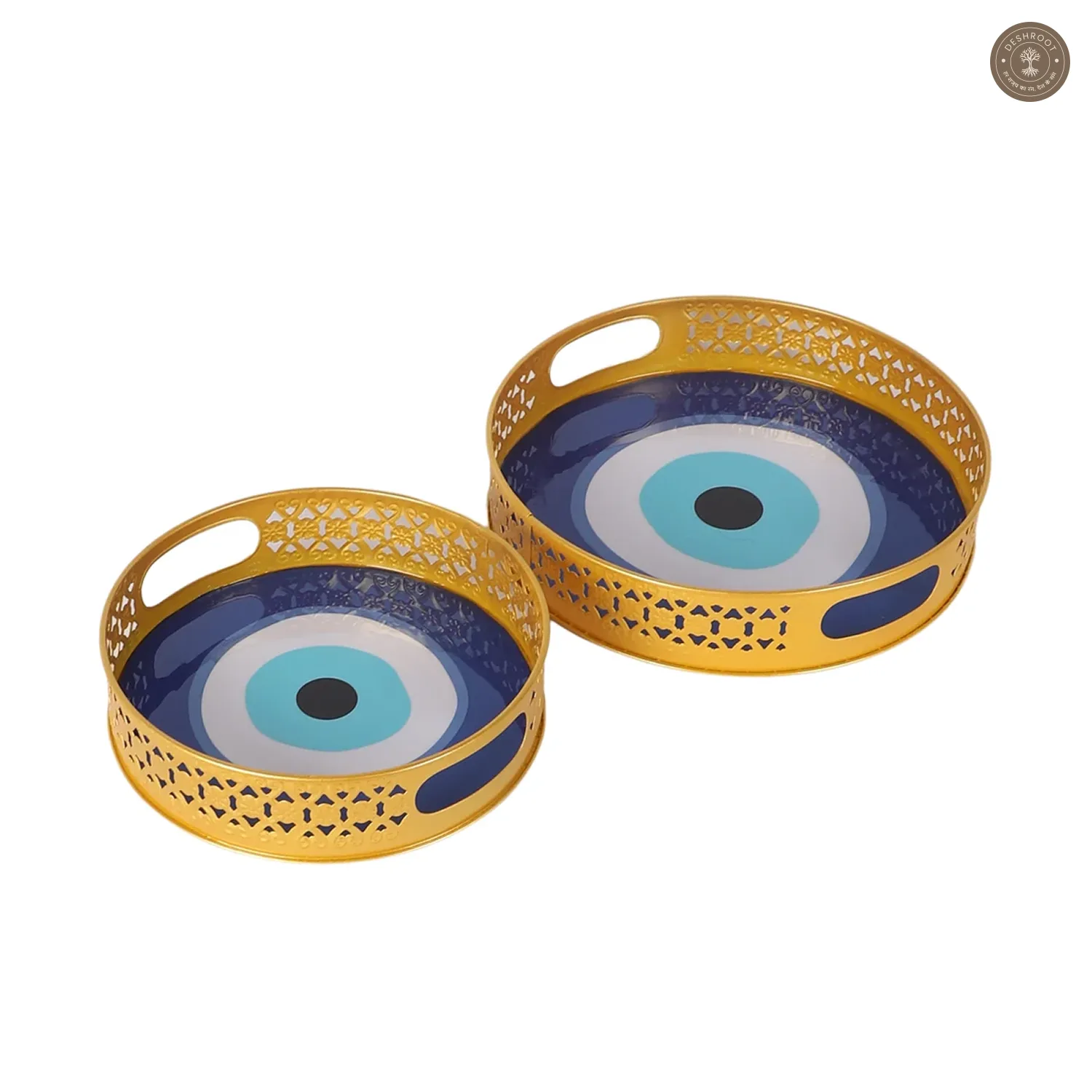 Evil Eye Meena Tray Set of 2