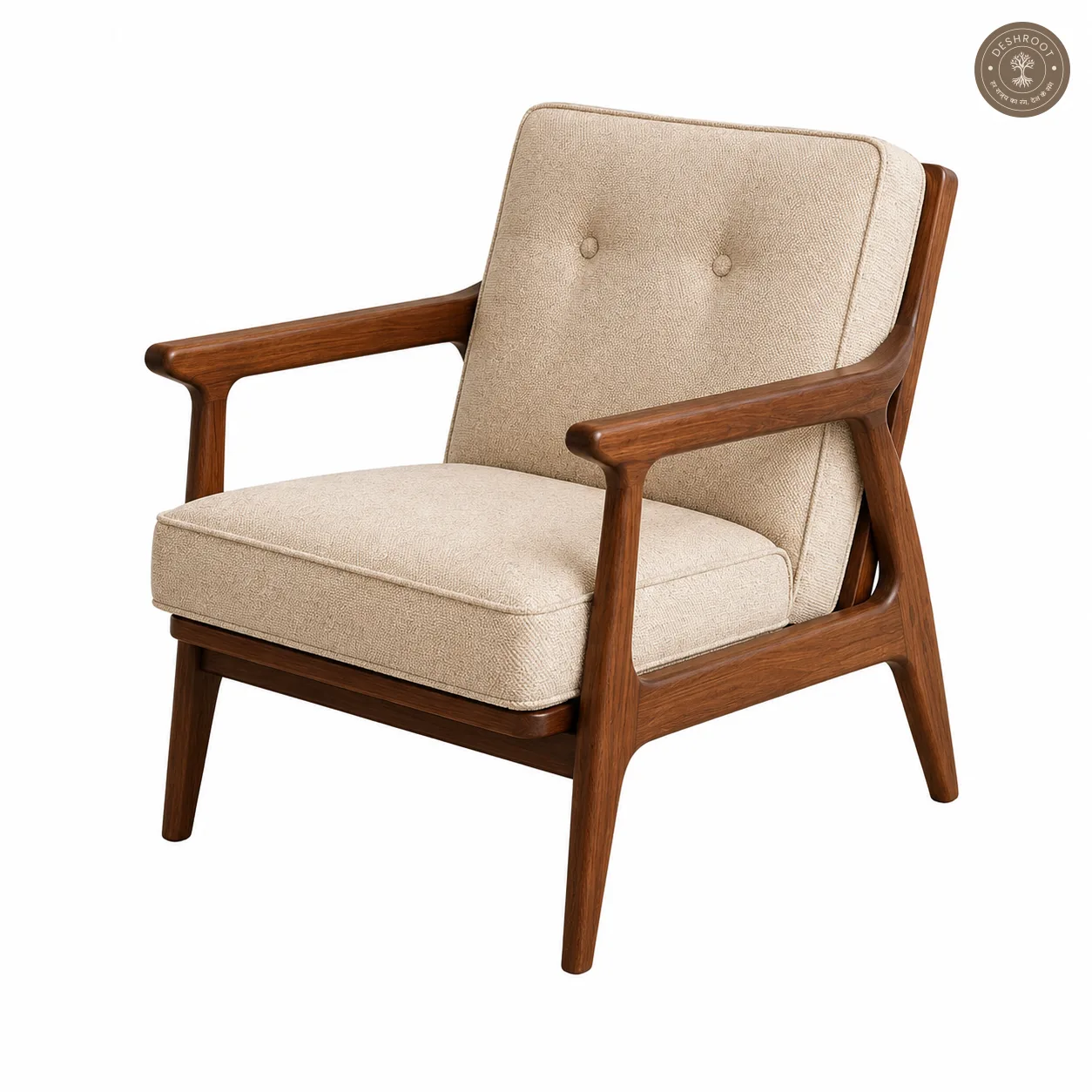 Verity Sculptural Frame Lounge Chair