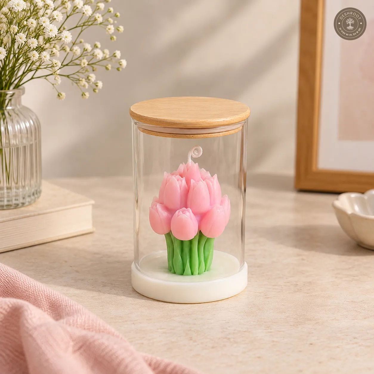 Tulip Garden Jar Candle