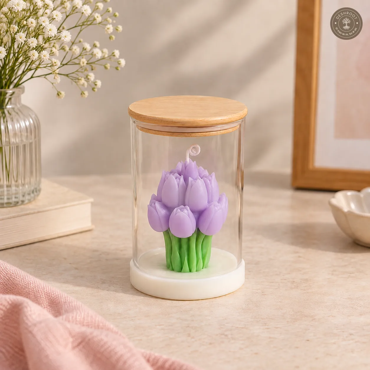 Tulip Garden Jar Candle