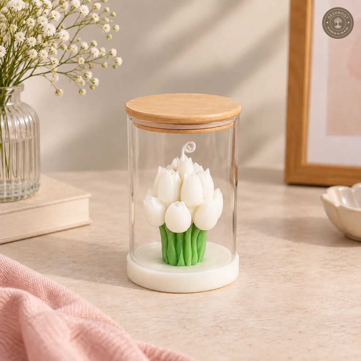 Tulip Garden Jar Candle