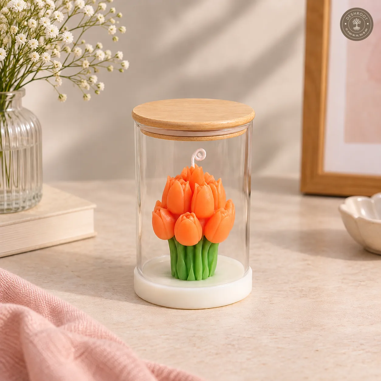 Tulip Garden Jar Candle