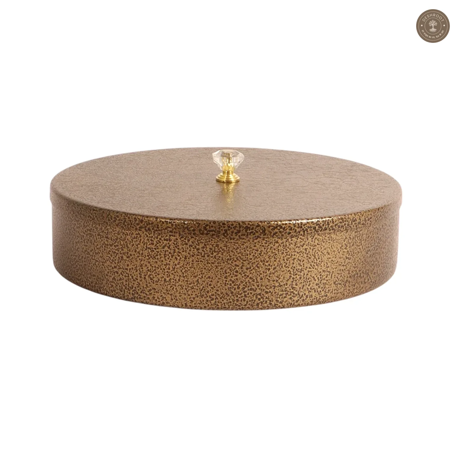 Copper Textured Dry Fruit Box With Lid