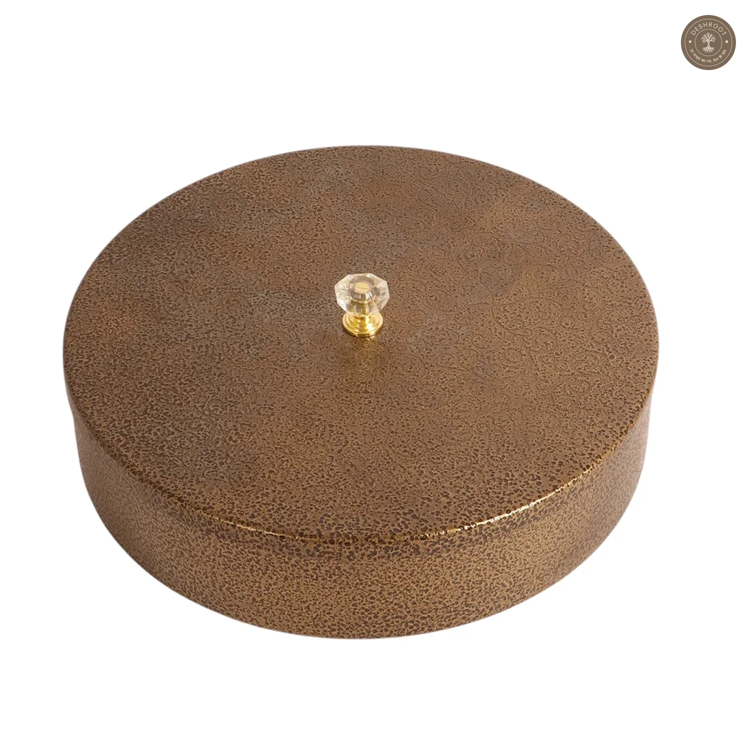 Copper Textured Dry Fruit Box With Lid