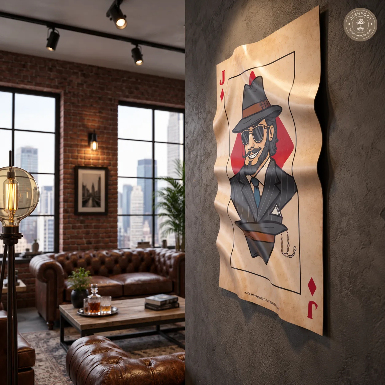 The Jack - Vintage Playing Card Wall Art | Bold Statement Décor for Home, Bar & Office