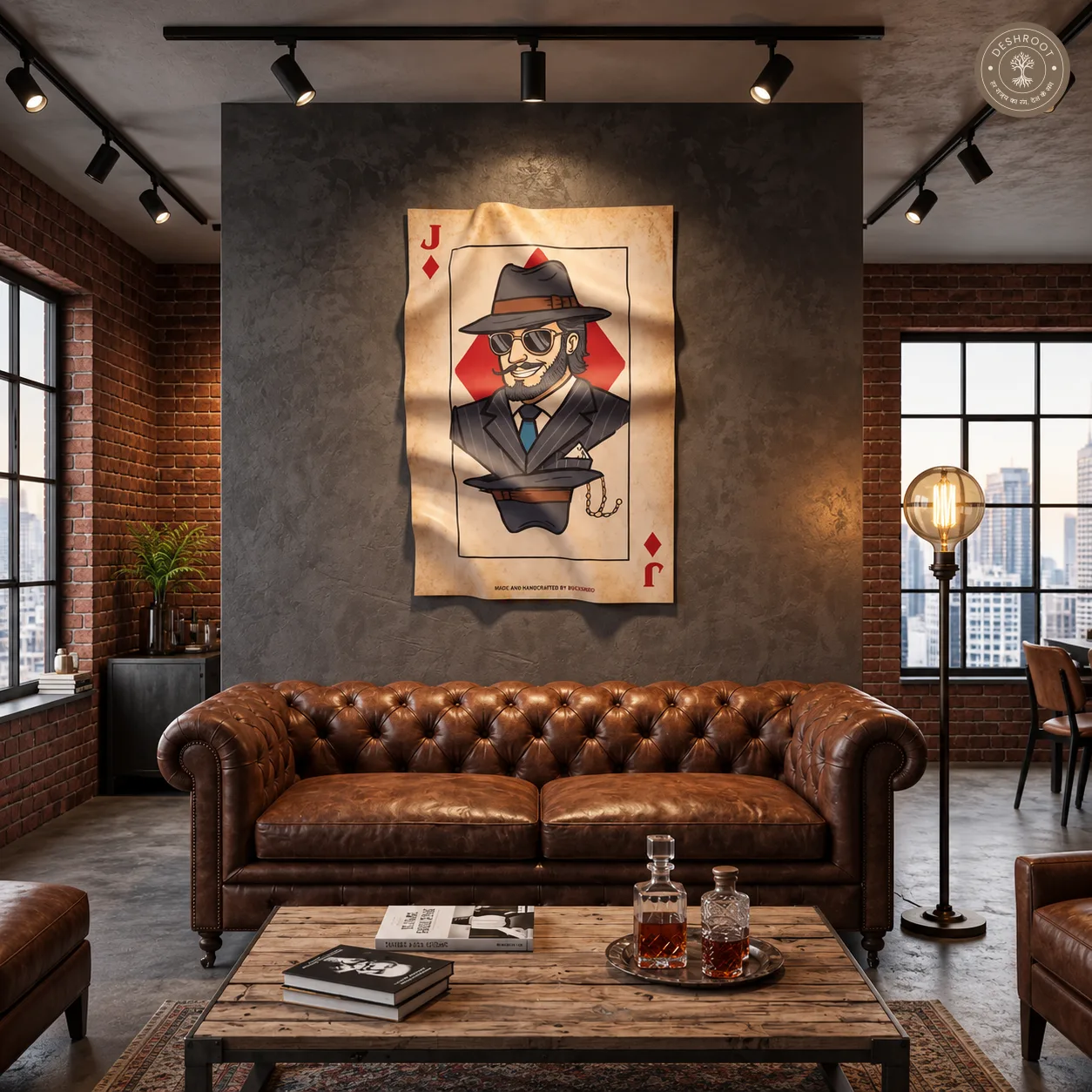 The Jack - Vintage Playing Card Wall Art | Bold Statement Décor for Home, Bar & Office