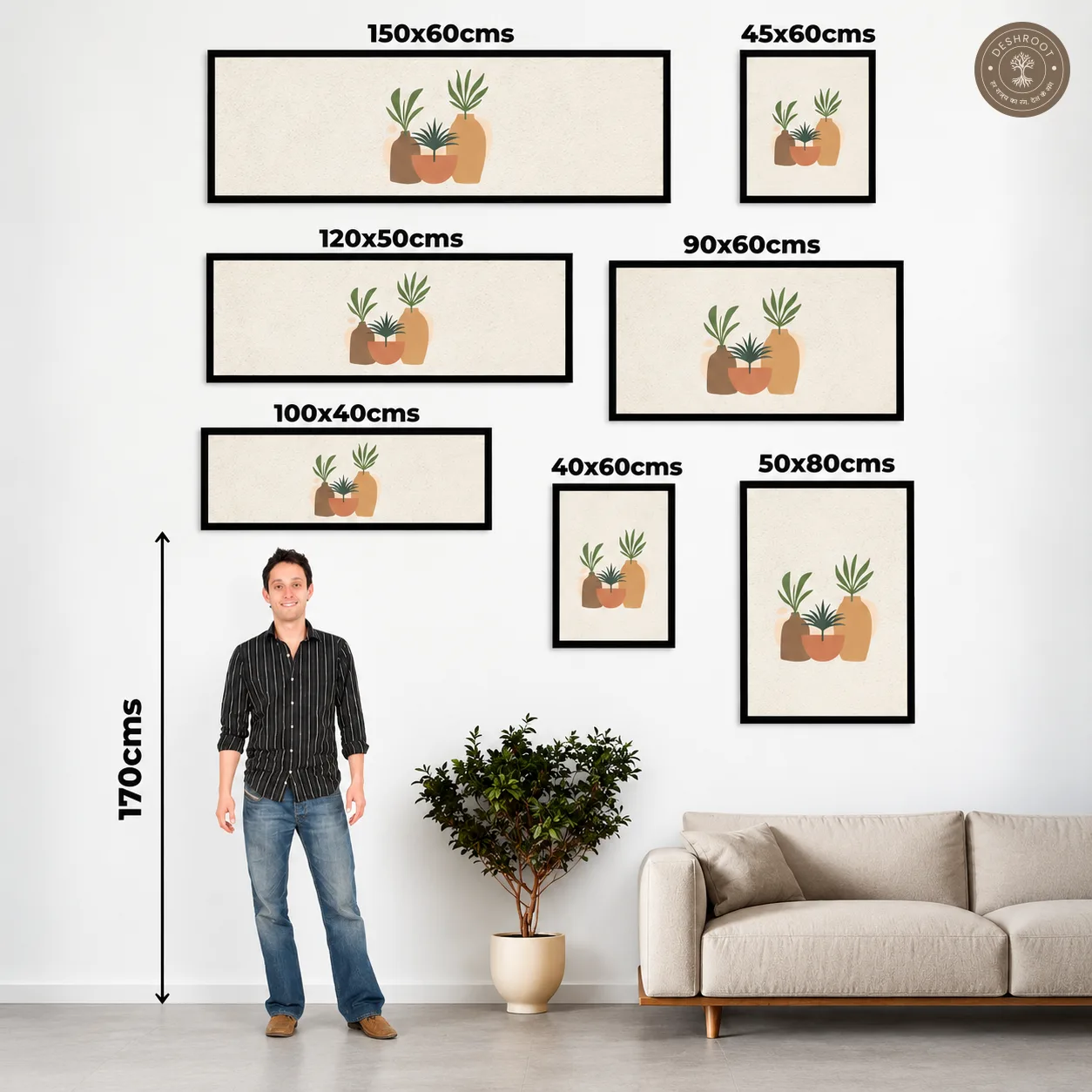 The Four Gods - Iconic Legends Stamp Wall Art | Premium Cultural Tribute Décor