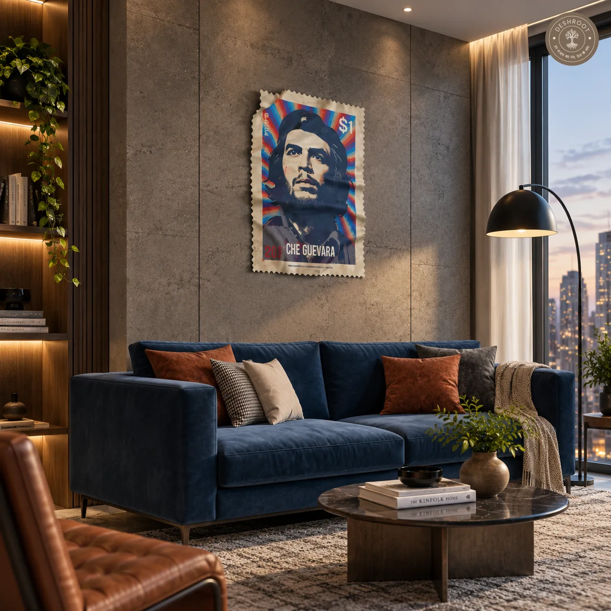 The Revolutionary - Che Guevara Stamp Wall Art | Iconic Cultural Décor