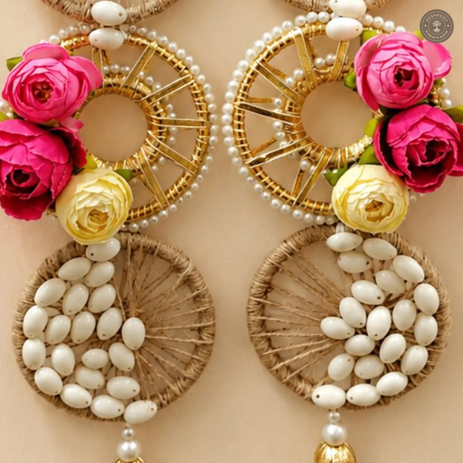 Traditional Shubh Labh Kaudi Wall Hanging