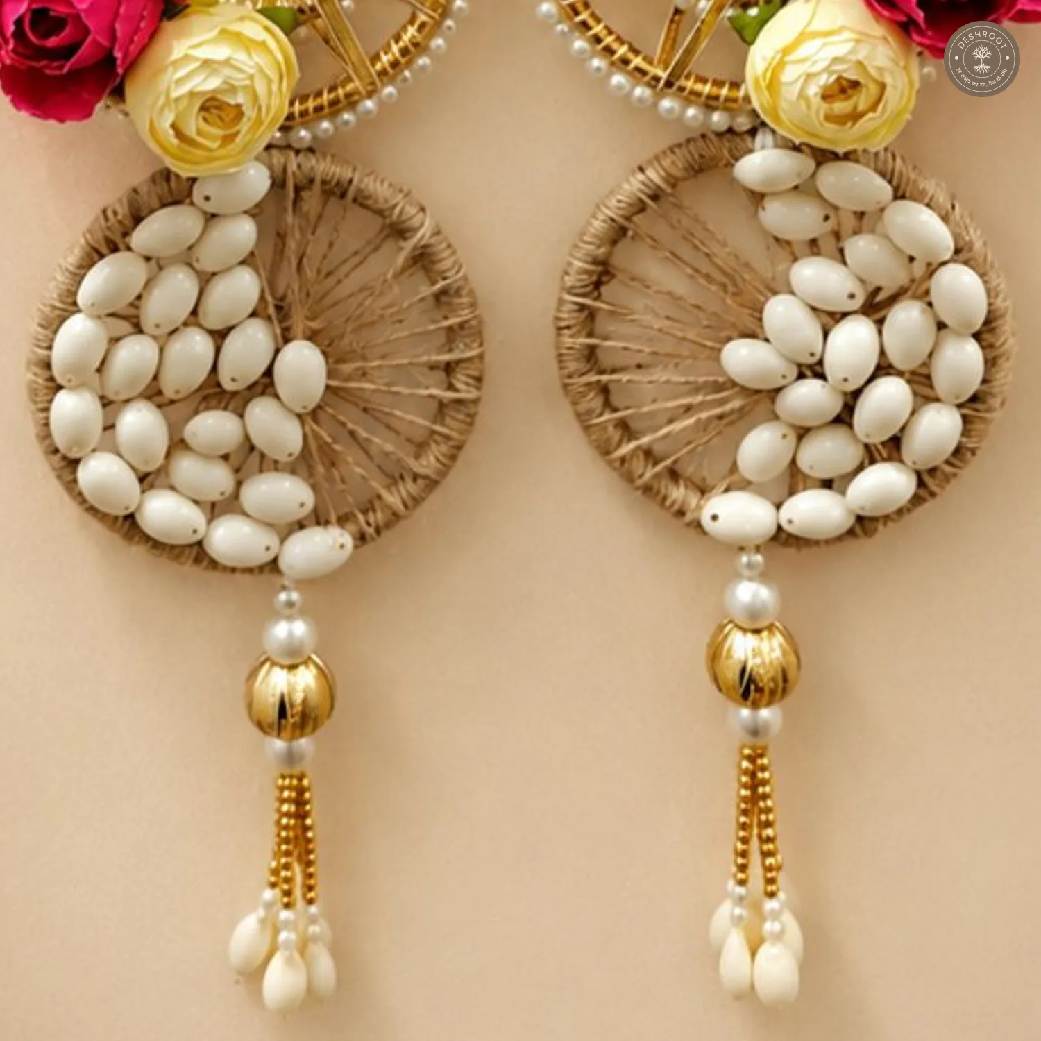 Traditional Shubh Labh Kaudi Wall Hanging