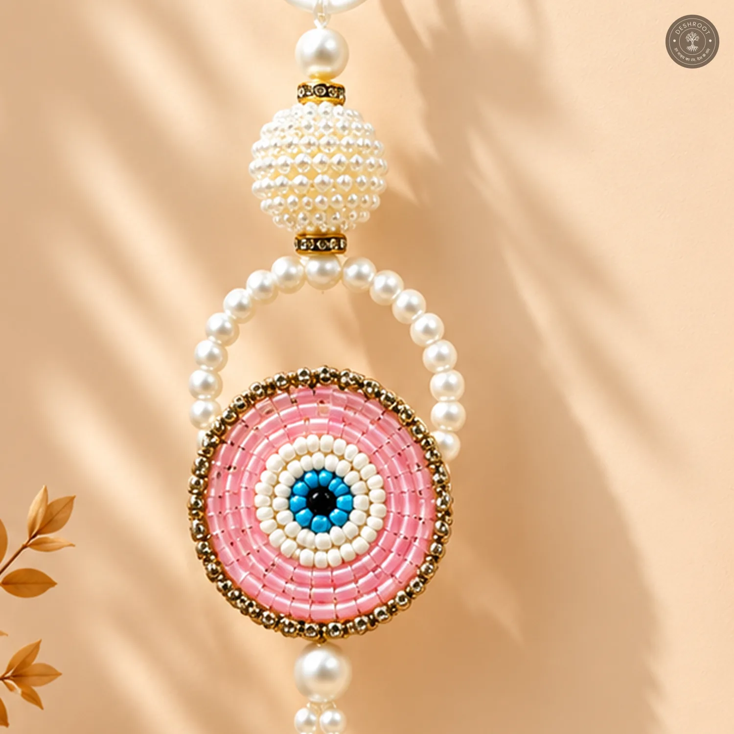 Evil Eye Pearl Wall Hanging