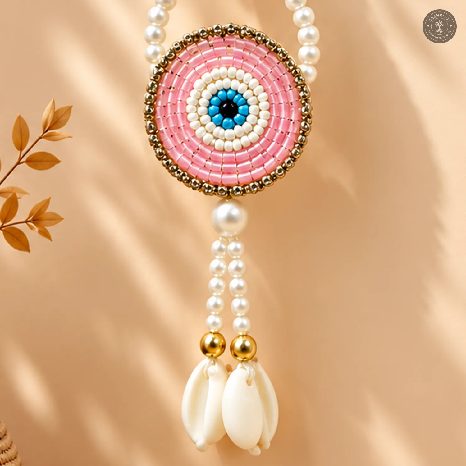 Evil Eye Pearl Wall Hanging