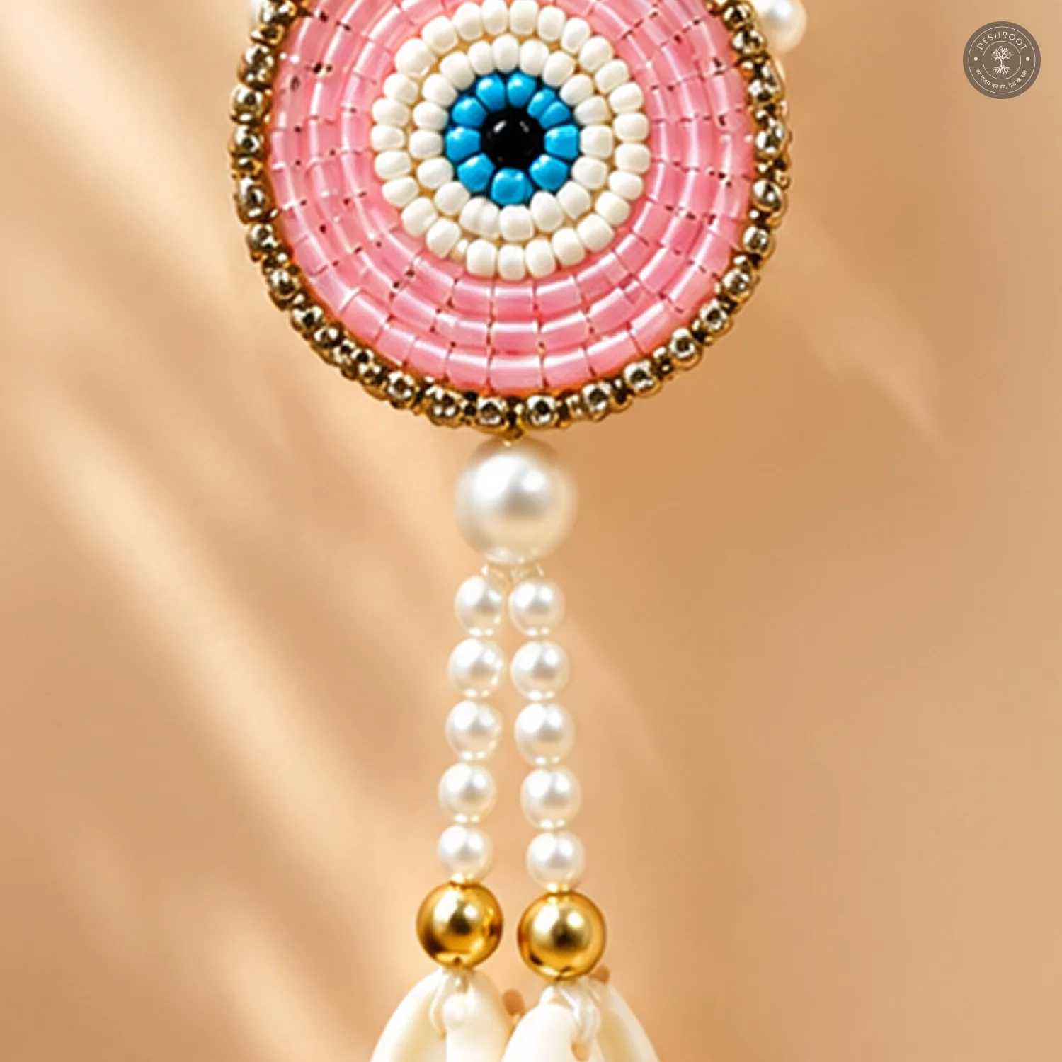 Evil Eye Pearl Wall Hanging