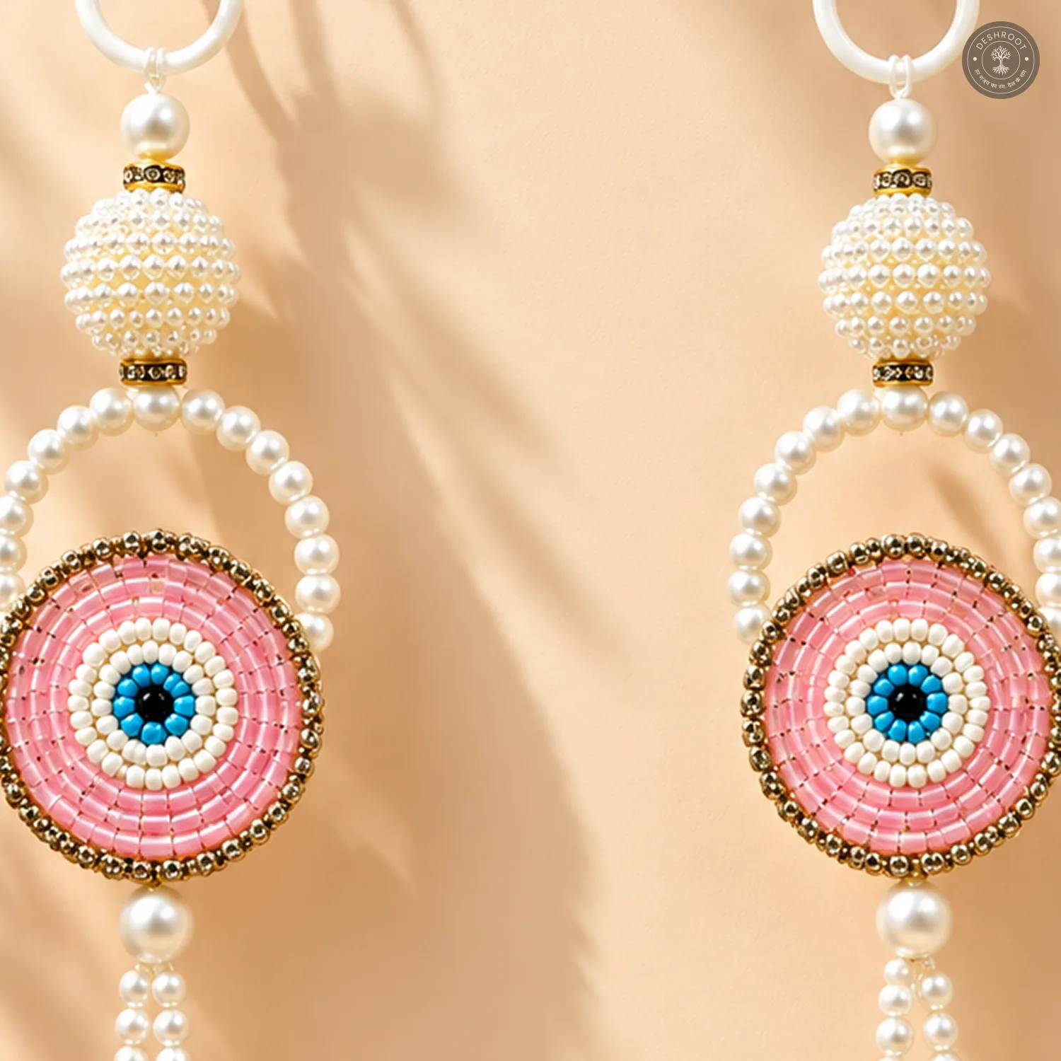 Evil Eye Pearl Wall Hanging