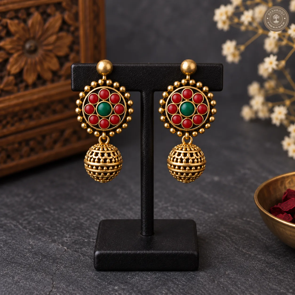 Manonmani Terracotta Necklace | Handcrafted Tamil Nadu Terracotta Jewellery