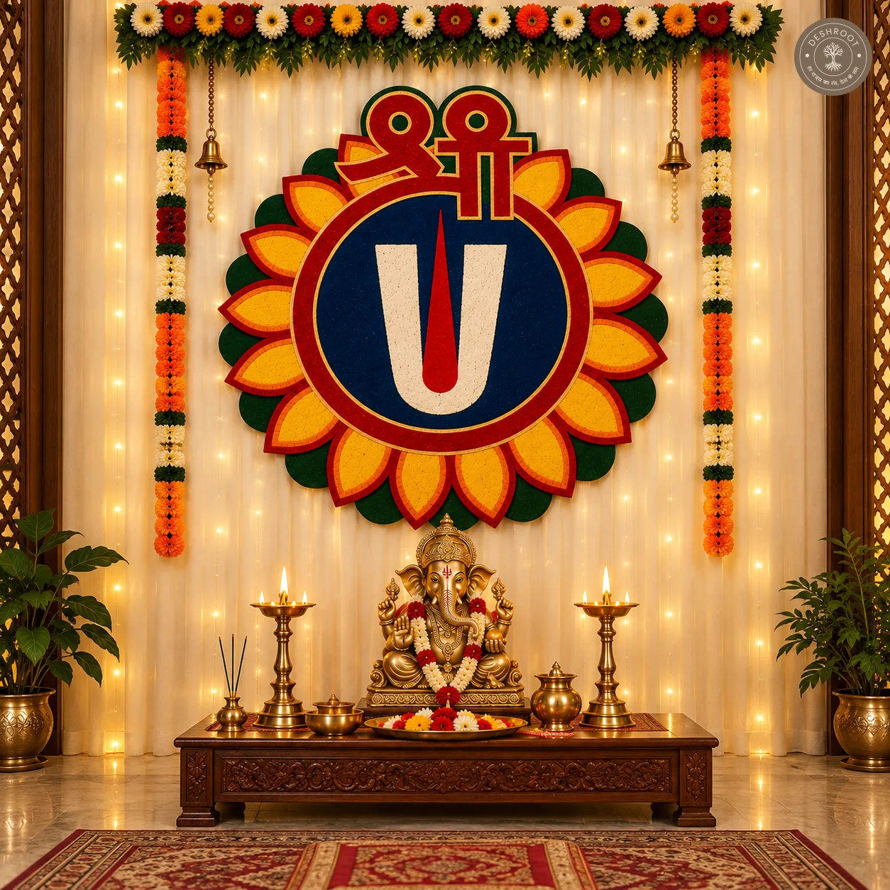Ganesh Backdrop