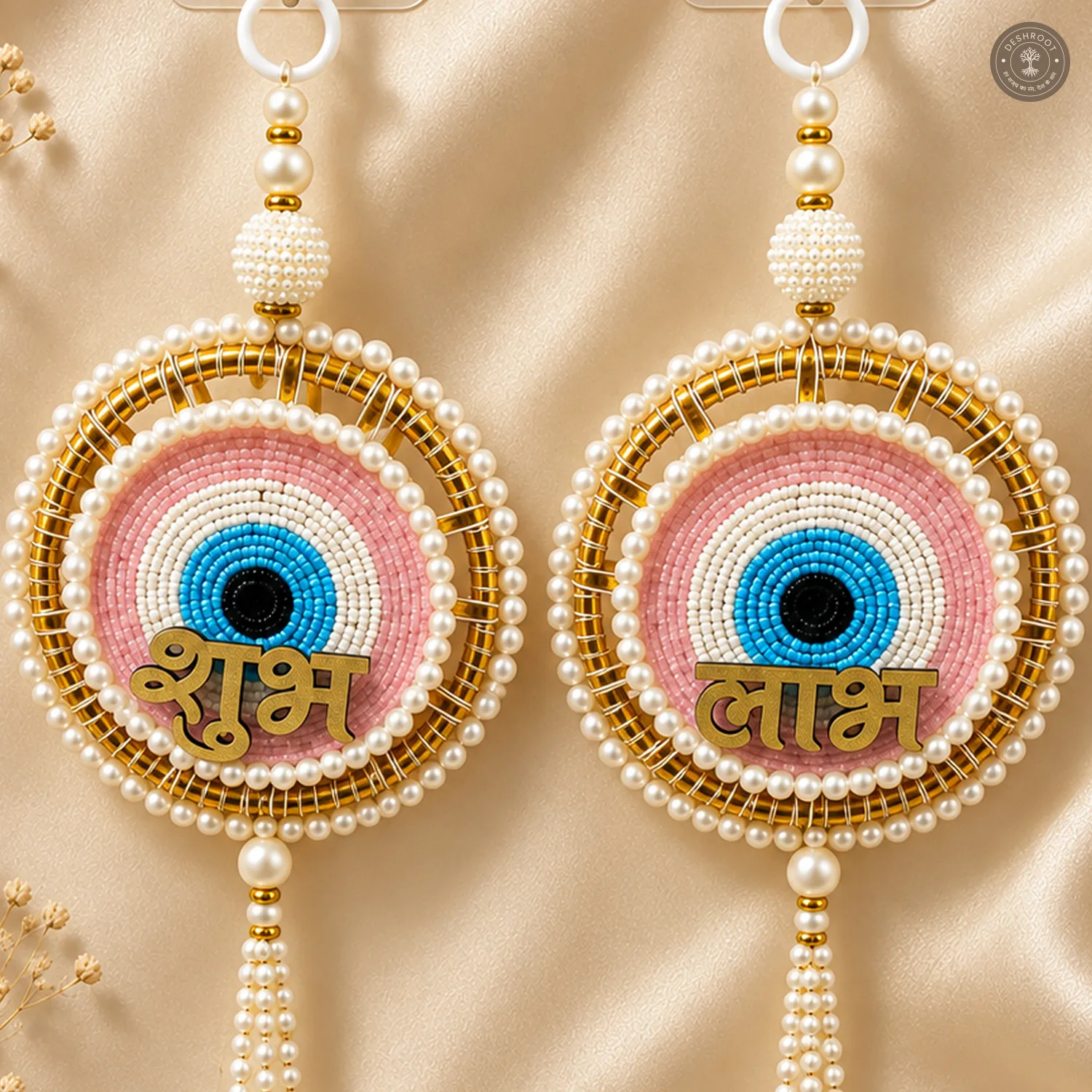 Evil Eye Shubh Labh Wall Decor