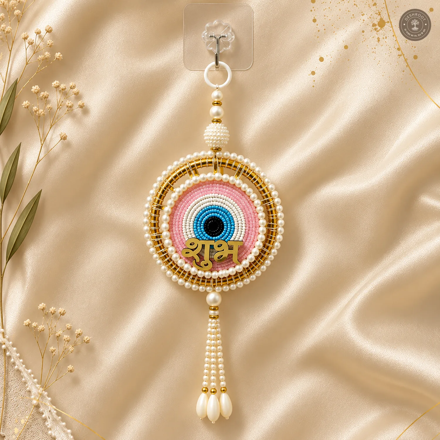 Evil Eye Shubh Labh Wall Decor