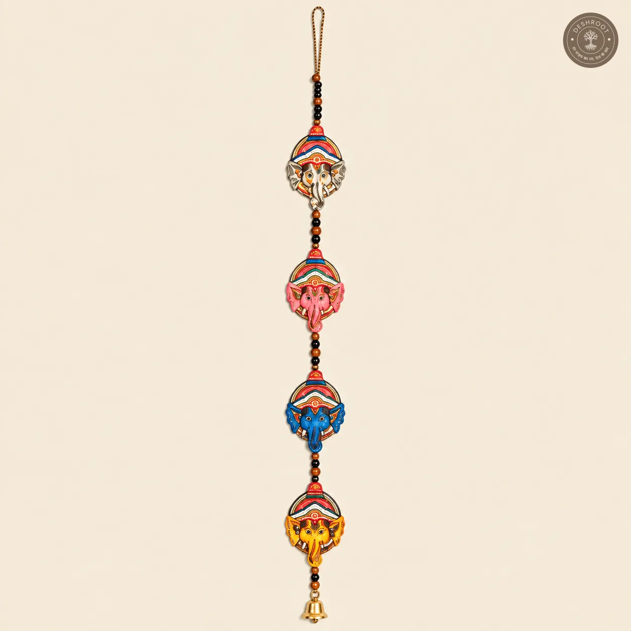 Leather Ganesha Toran – Two Strings
