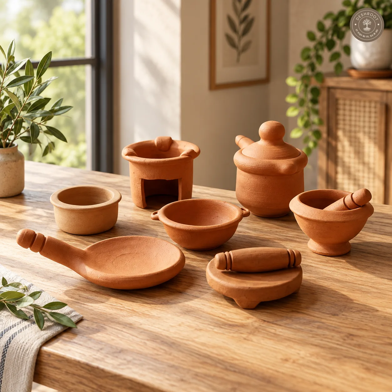 Terracotta Kitchen Set