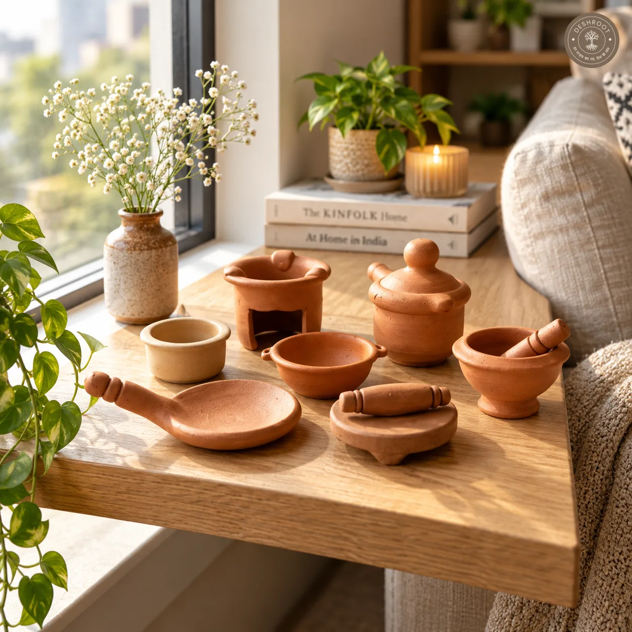Terracotta Kitchen Set