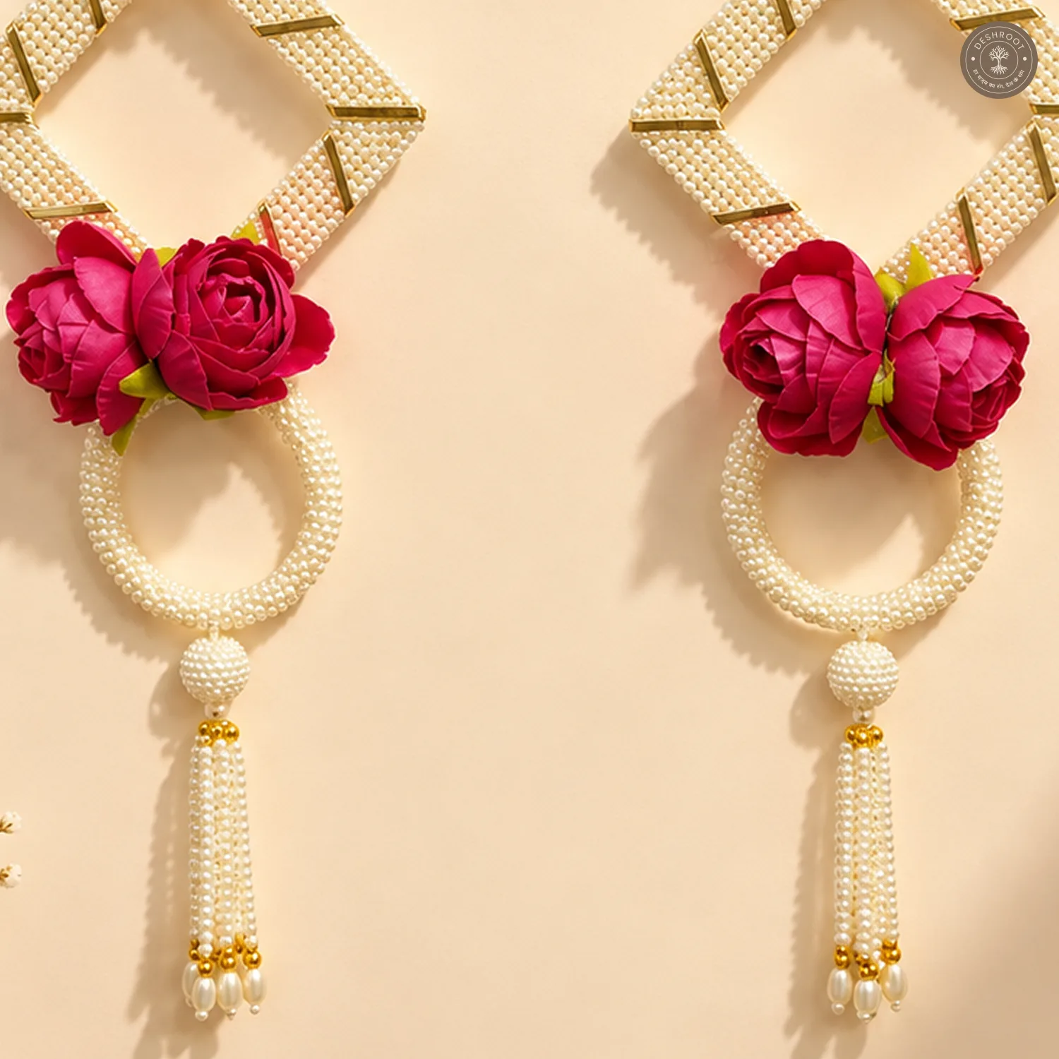 Shubh Labh & Rose Wall Hanging