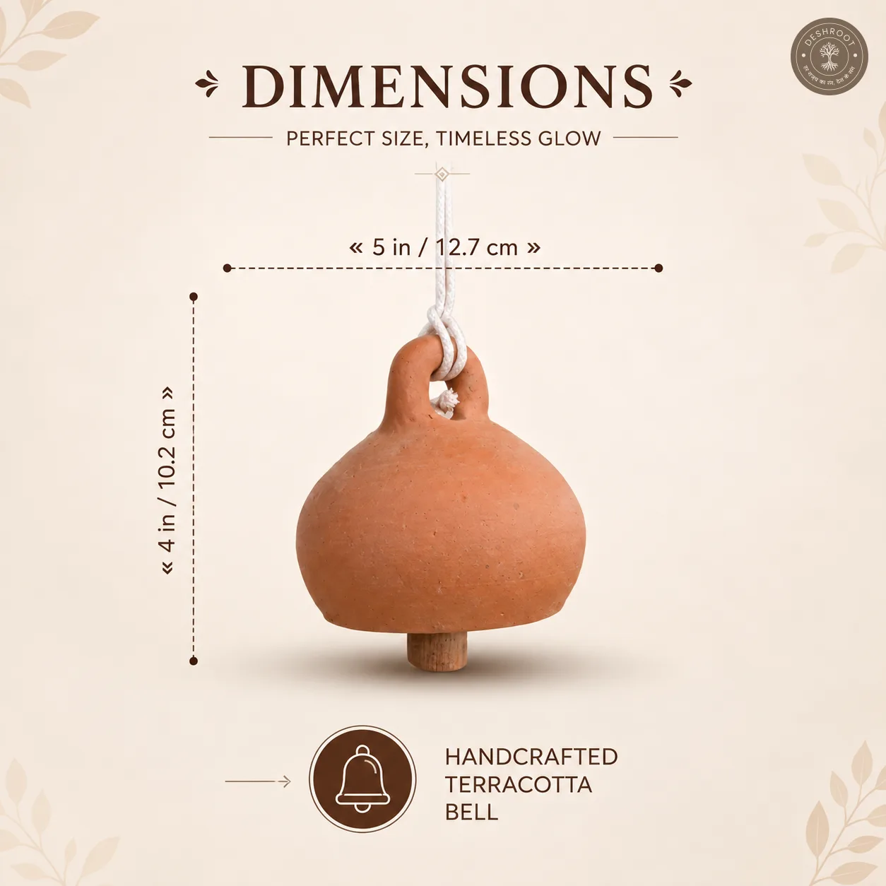 Terracotta Round Bell