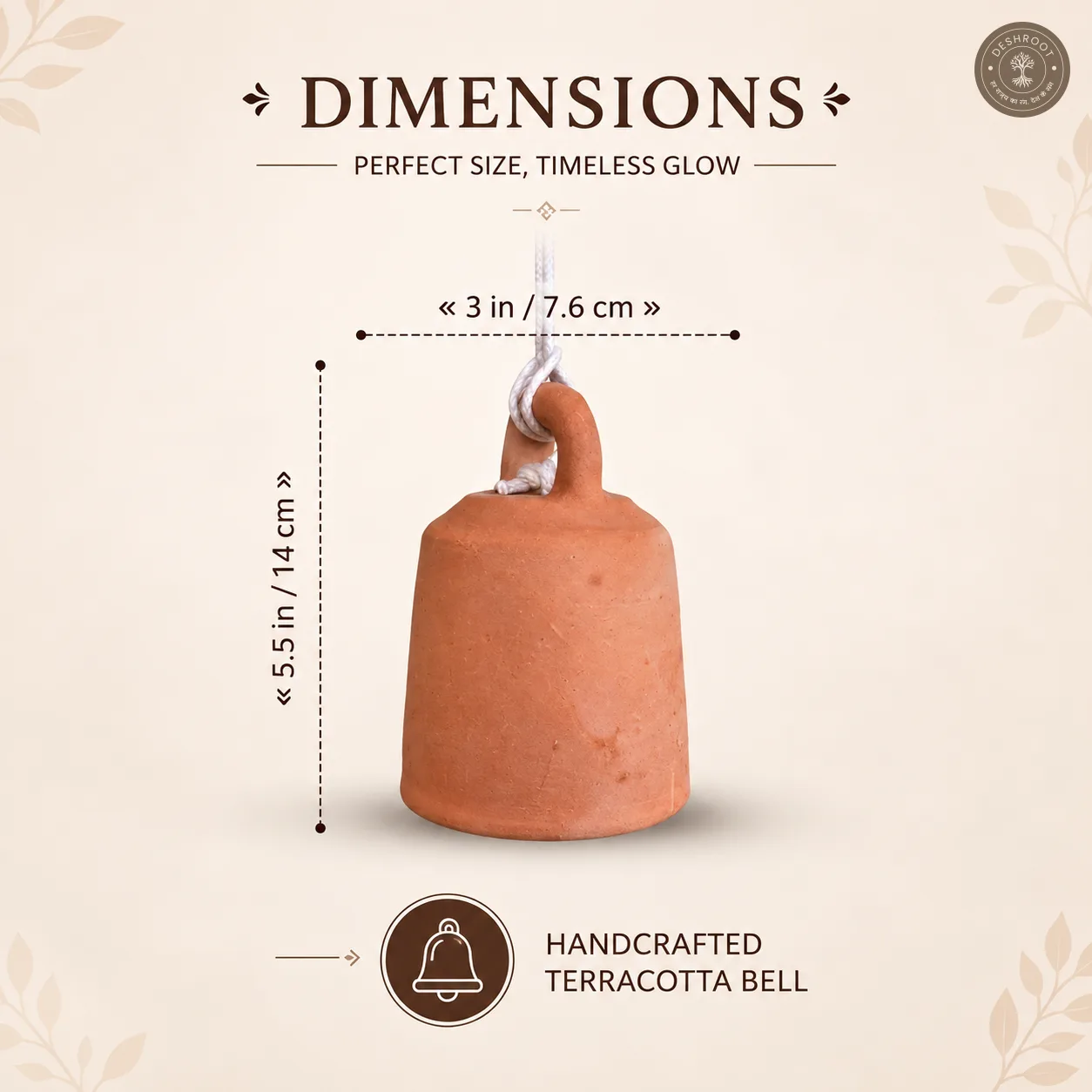 Terracotta Straight Bell