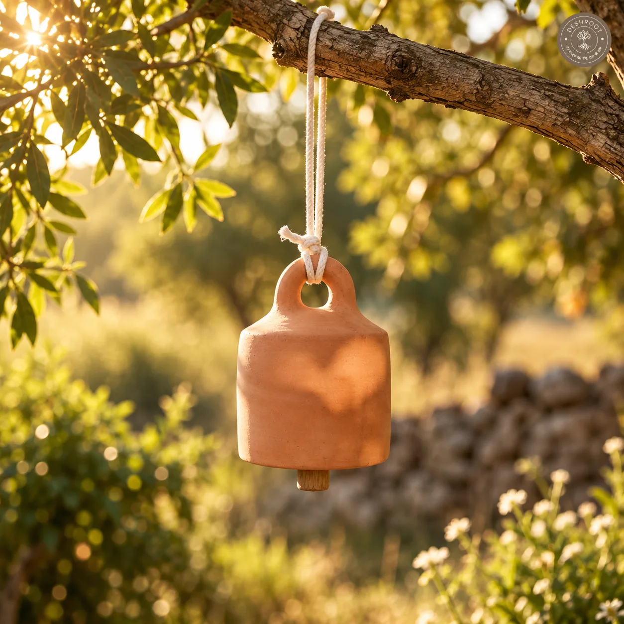 Terracotta Cross Bell