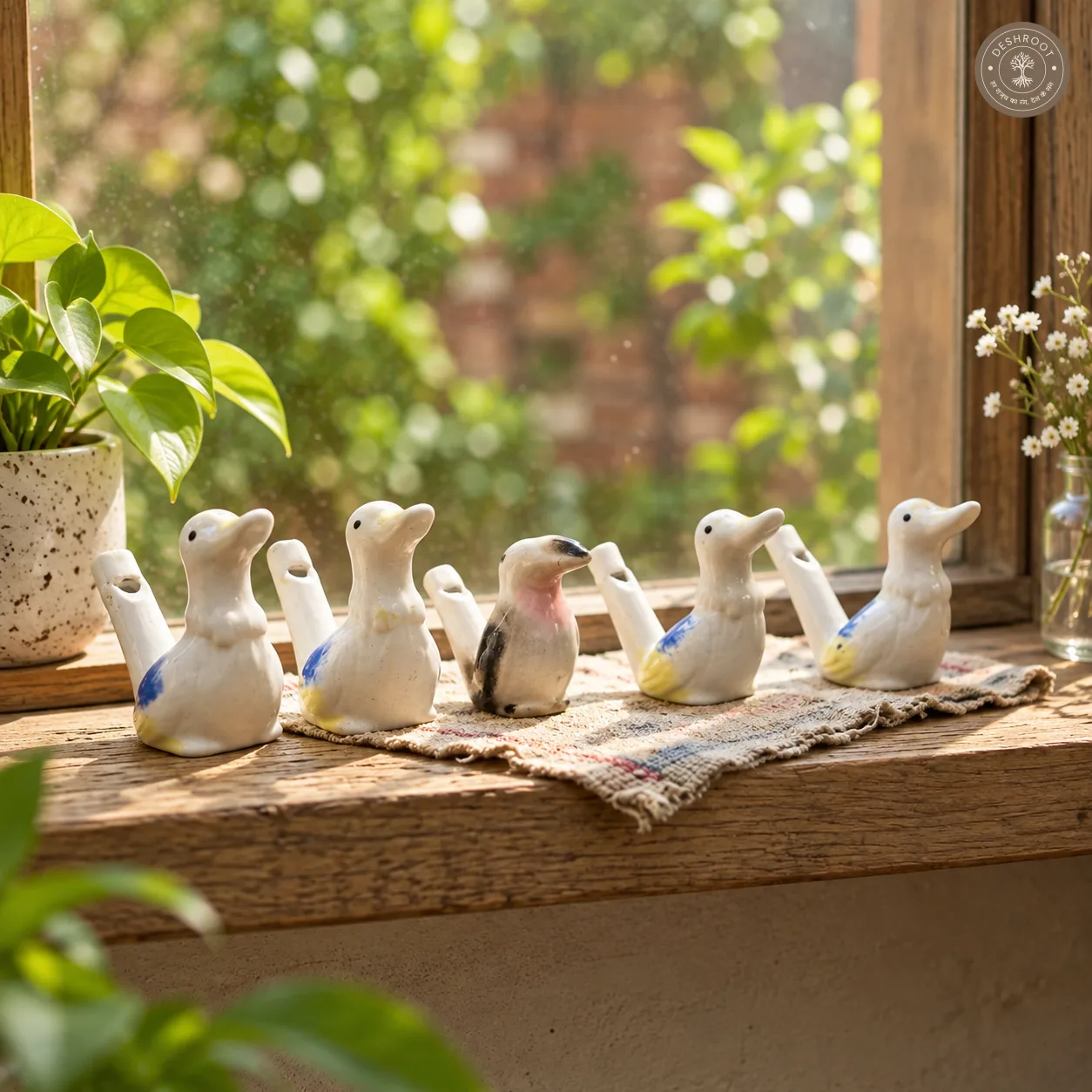 Musical Birds Set of 5