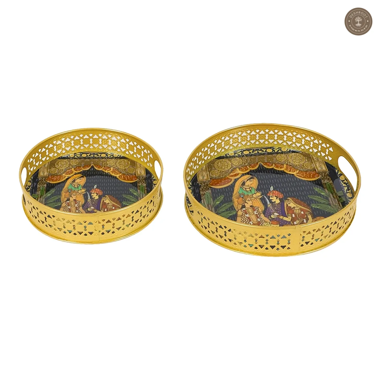 Wedding Design Tray Set of 2
