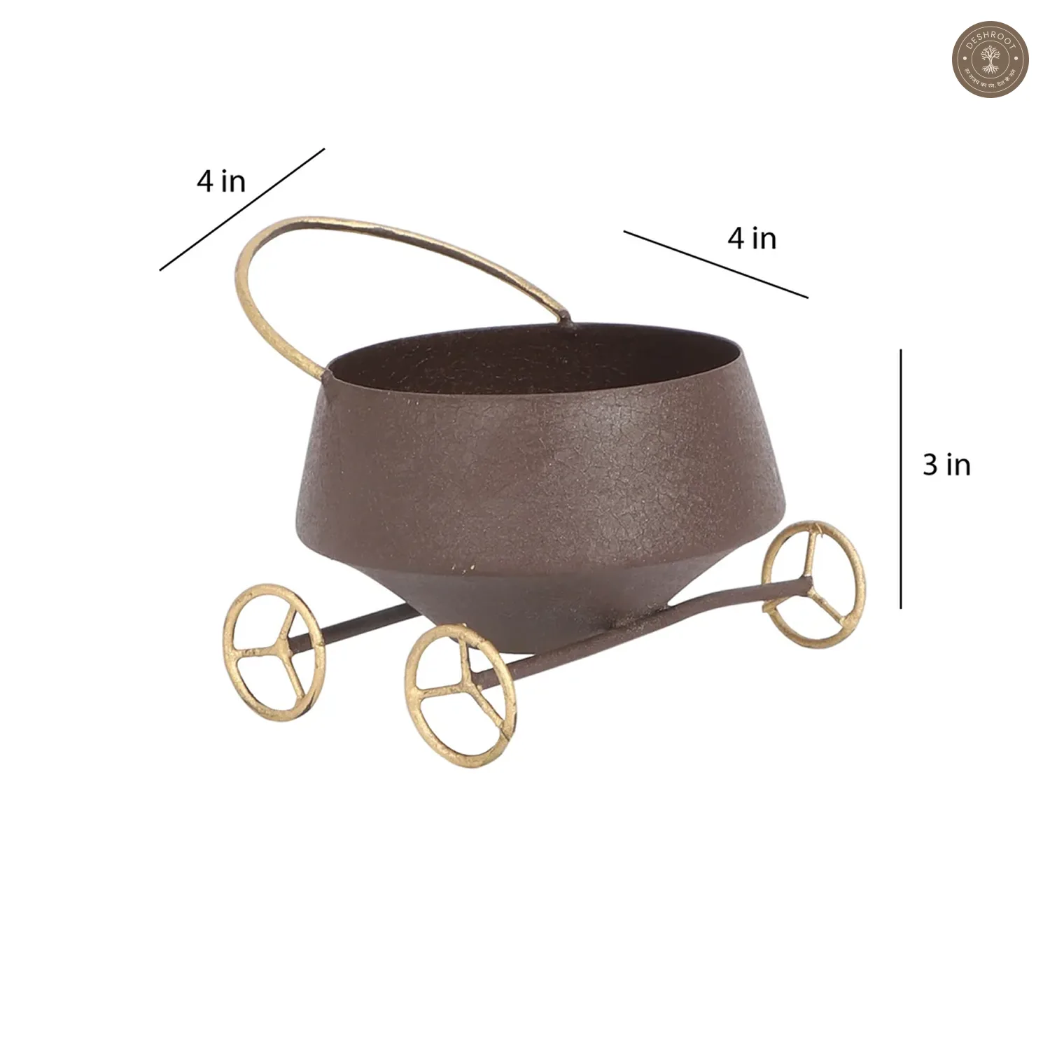 Wine Shape Bowl Snacks Platter With Wheels