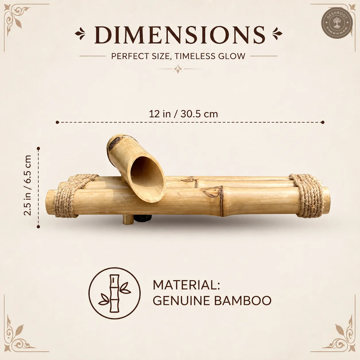 Bamboo Single Spout Water Fountain