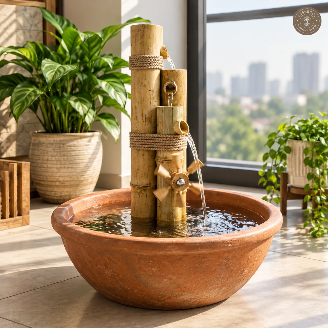 3 Bamboo Water Fountain