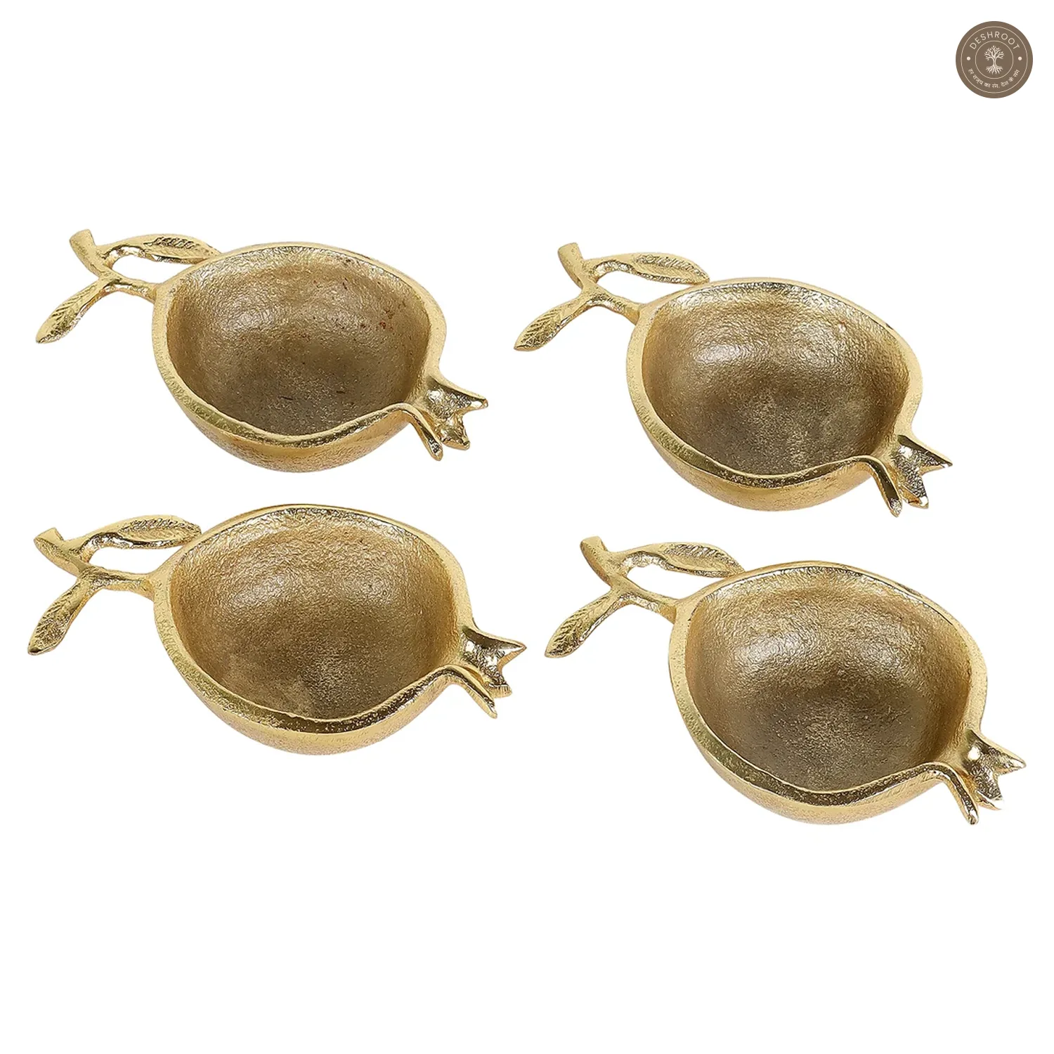 Pomegranate Shape Dry Fruits Bowl Set of 4