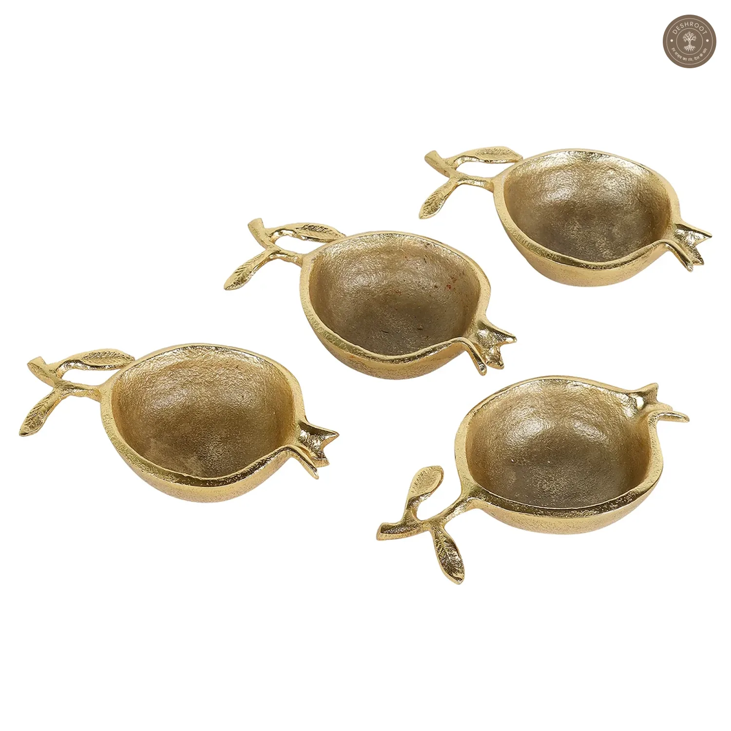 Pomegranate Shape Dry Fruits Bowl Set of 4