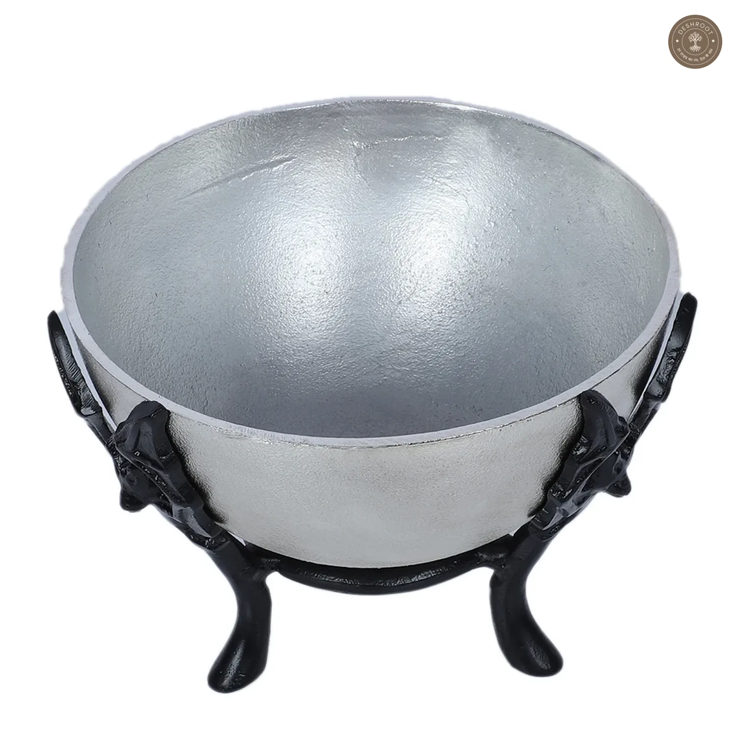 Black & Silver Bowl Fruits Platter