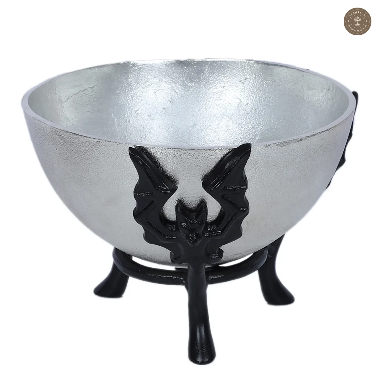 Black & Silver Bowl Fruits Platter