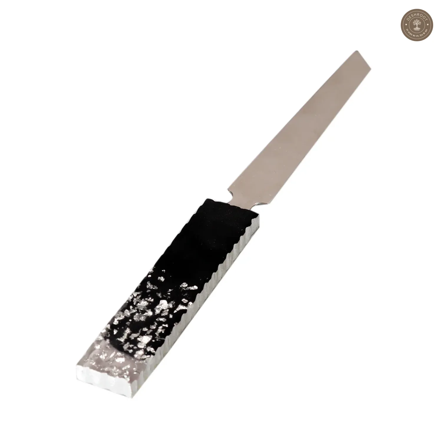 Black & Silver Cake Knife & Server Set of 2