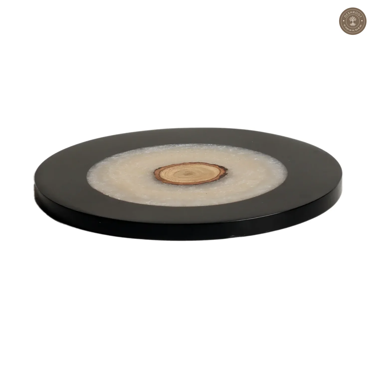 Black & White Resin Coaster Set of 4