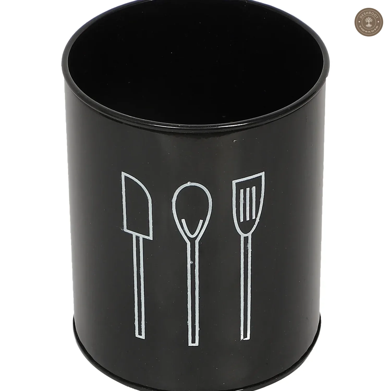 Black Cutlery Stand Set of 2