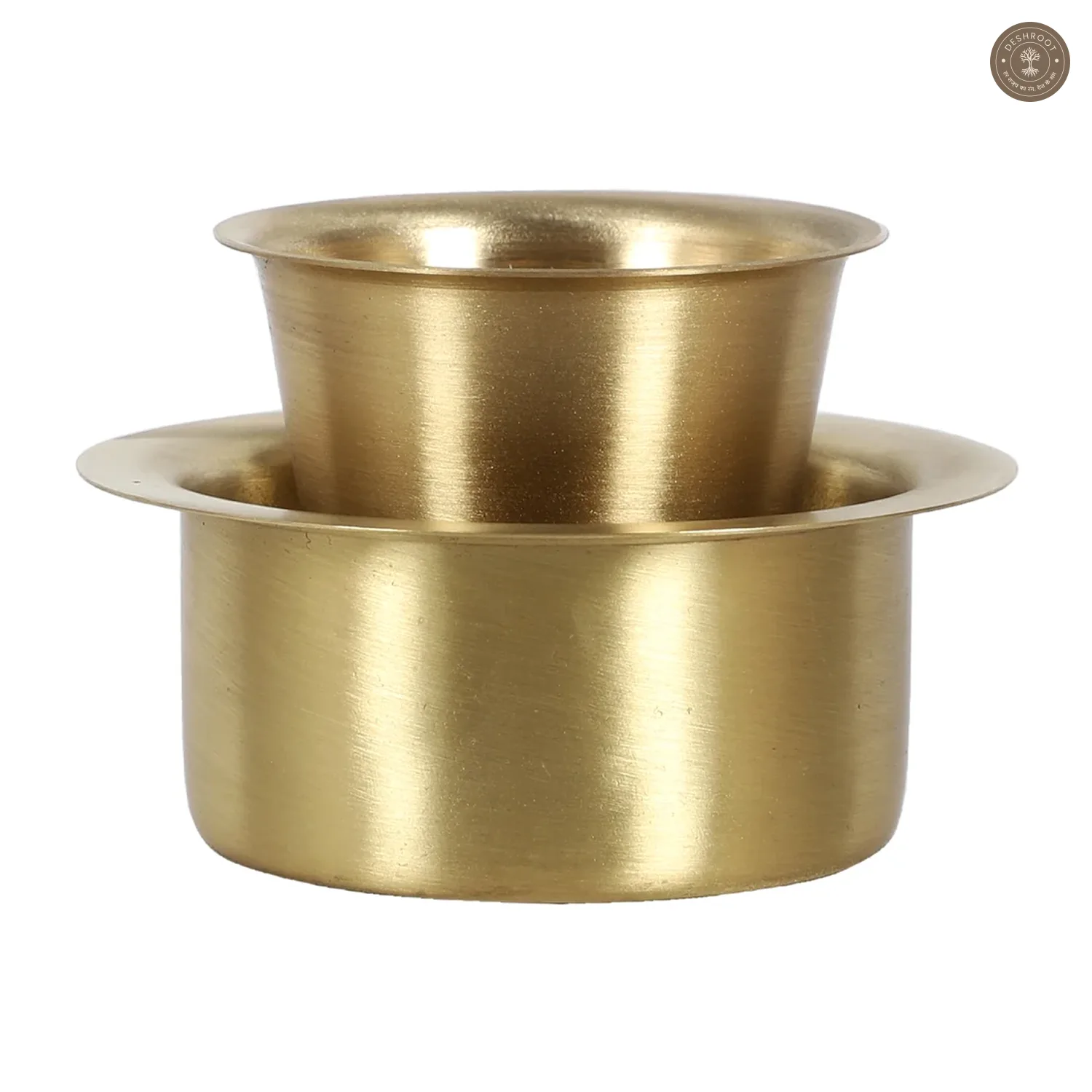 Brass Filter Coffe Bowl & Glass Set of 8