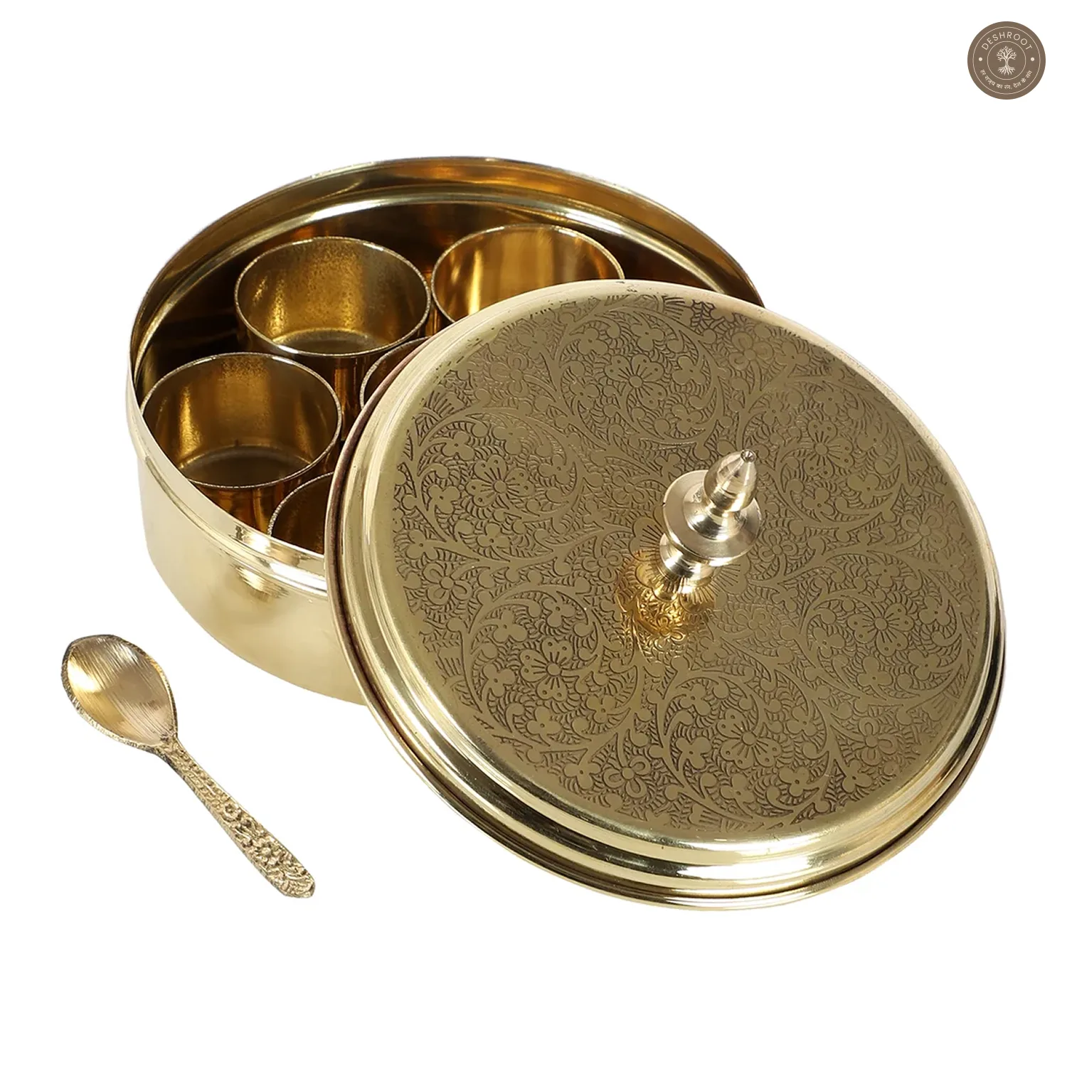 Brass Masala Box Set