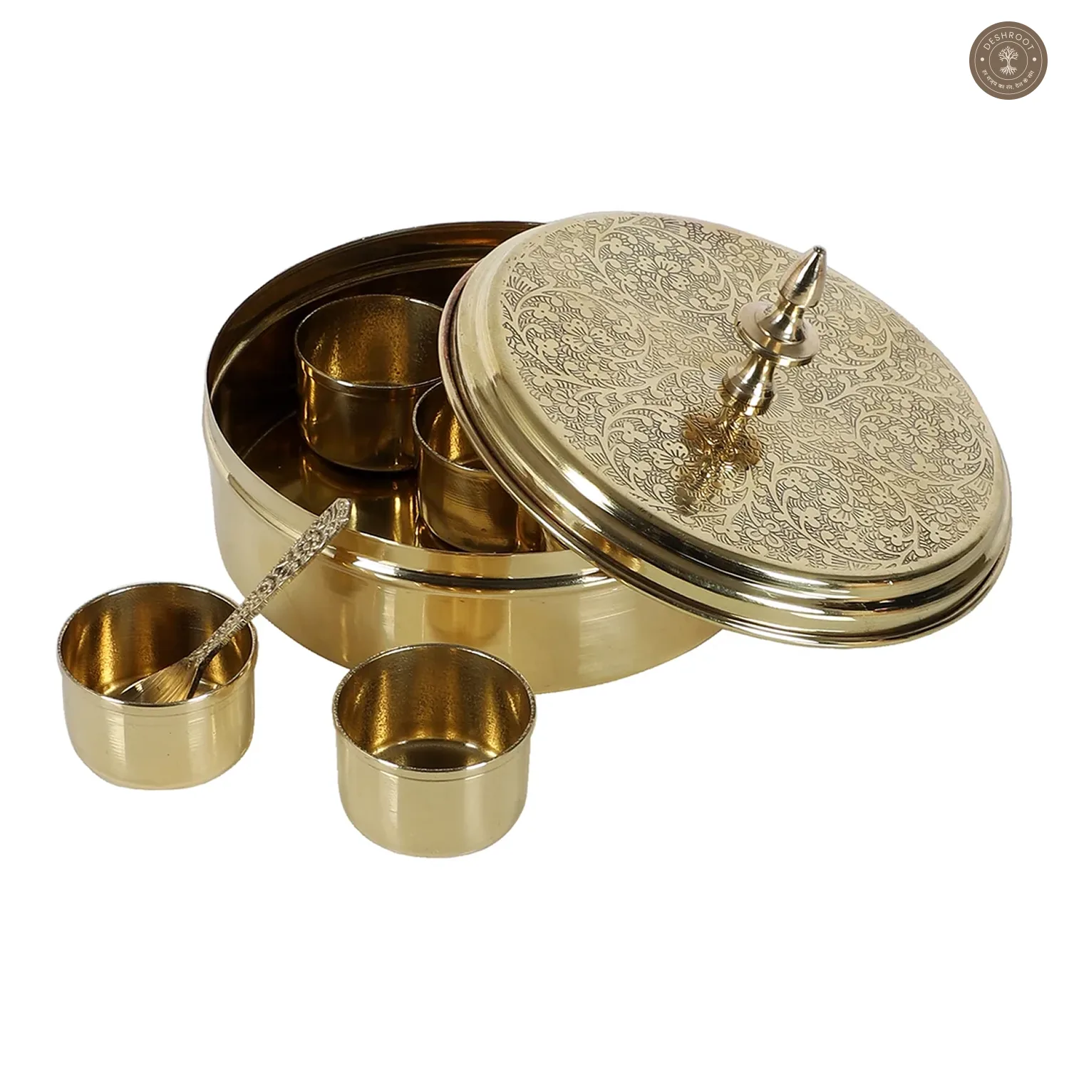 Brass Masala Box Set