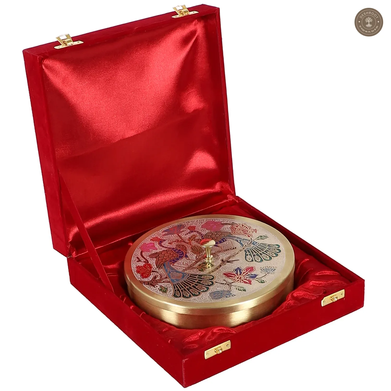 Colored Brass Masala Box Set