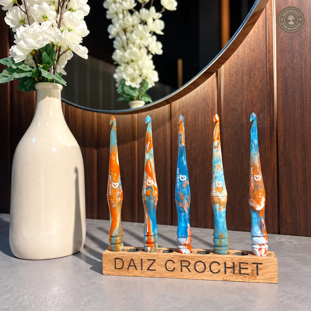 Cadet Streamline Resin Crochet Hook