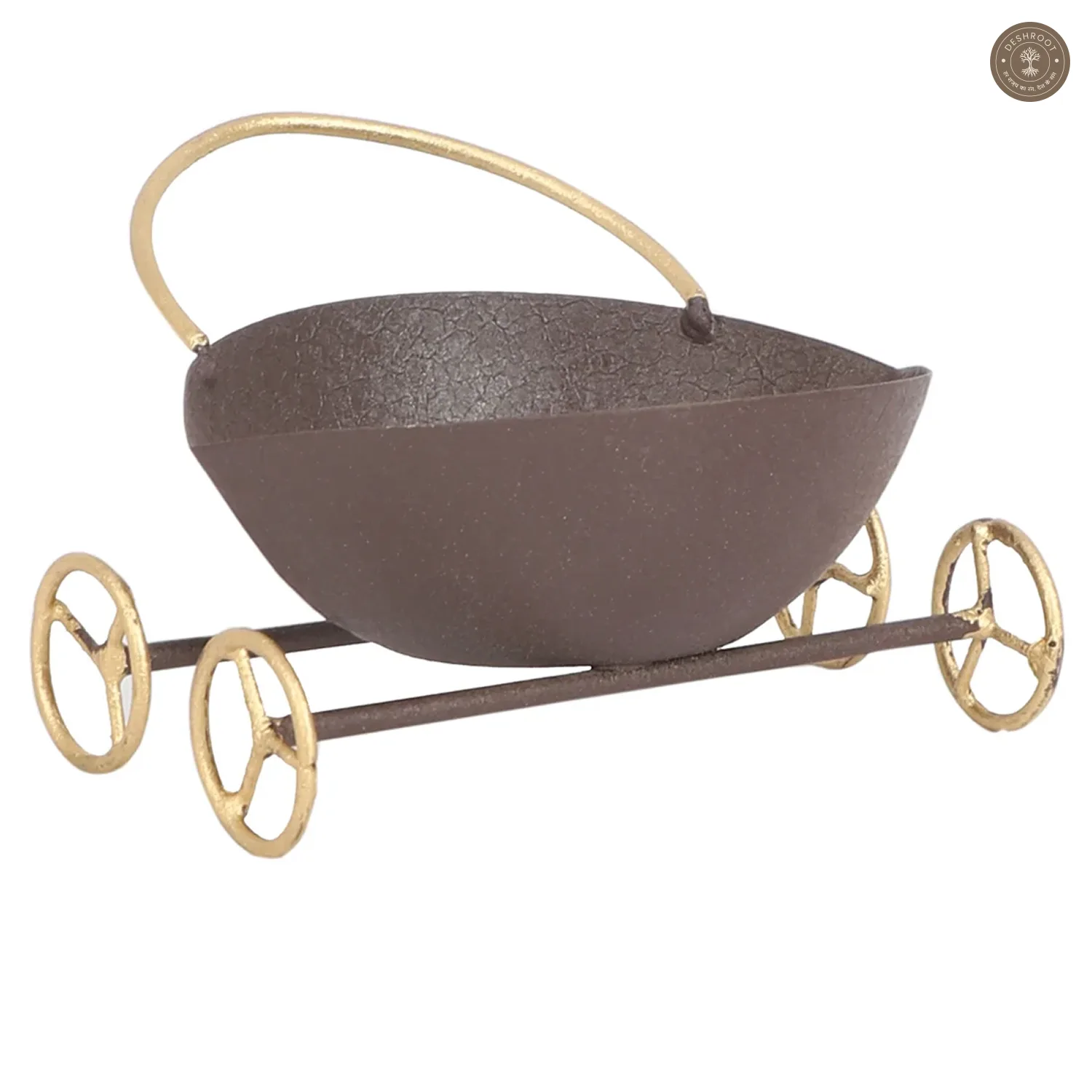 Eye Shape Bowl Snacks Platter With Wheels